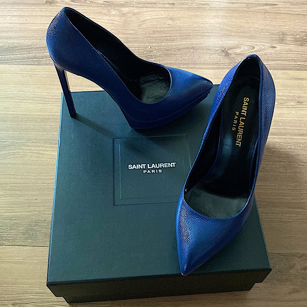 Saint Laurent size 7 platform heels